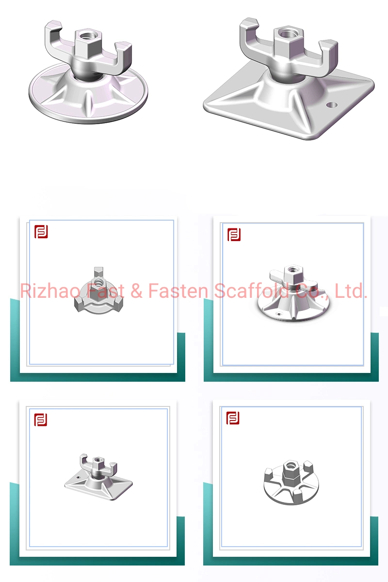 Formwork Tie Rod with Anchor Stop Wing Nut