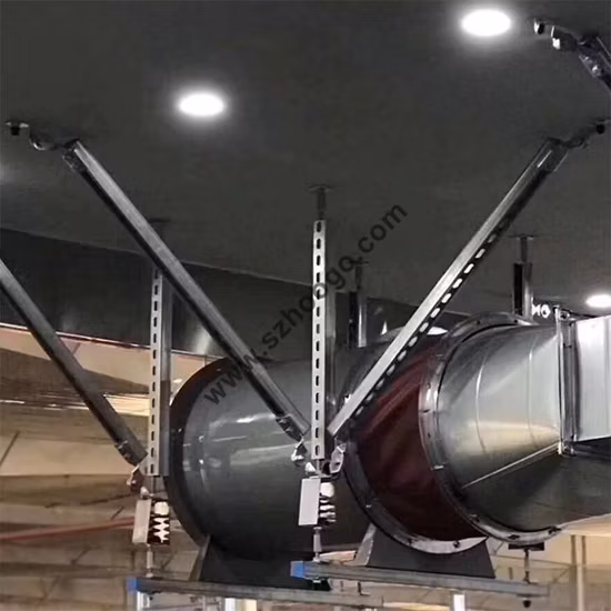Support et support sismiques de pipeline de contreventement sismique latéral approuvé par FM
