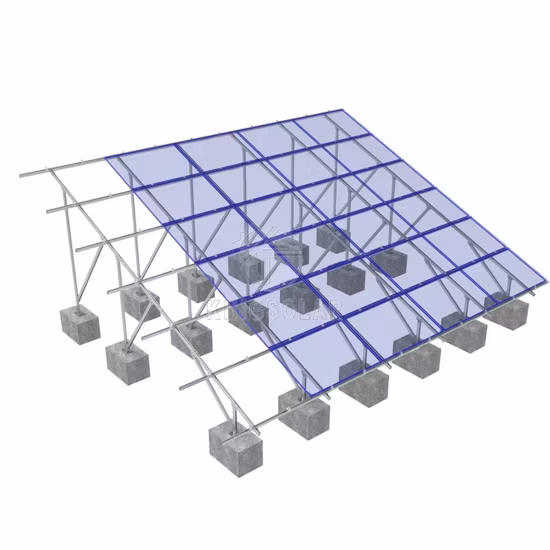 Support de montage du module photovoltaïque au sol, chaud
