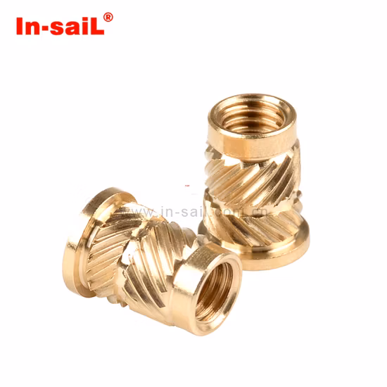 Insert en laiton avec tête de collier