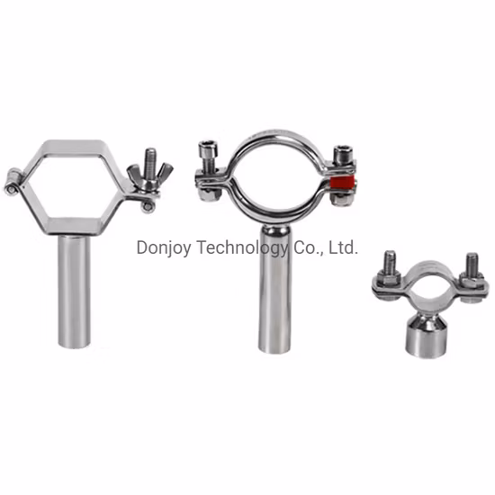 Support de tuyau en acier inoxydable 3A pour canalisation